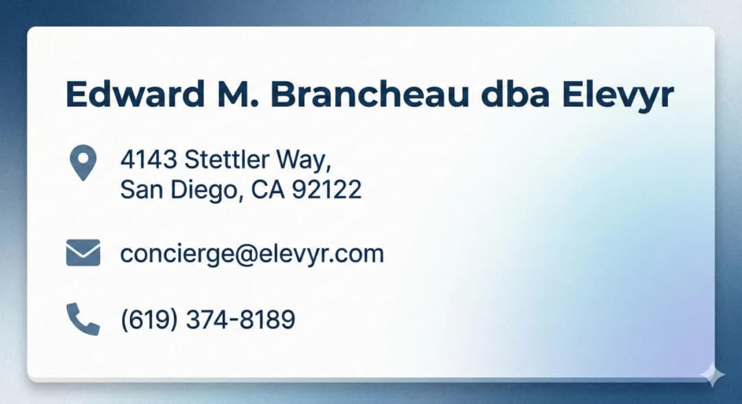 Elevyr business contact information