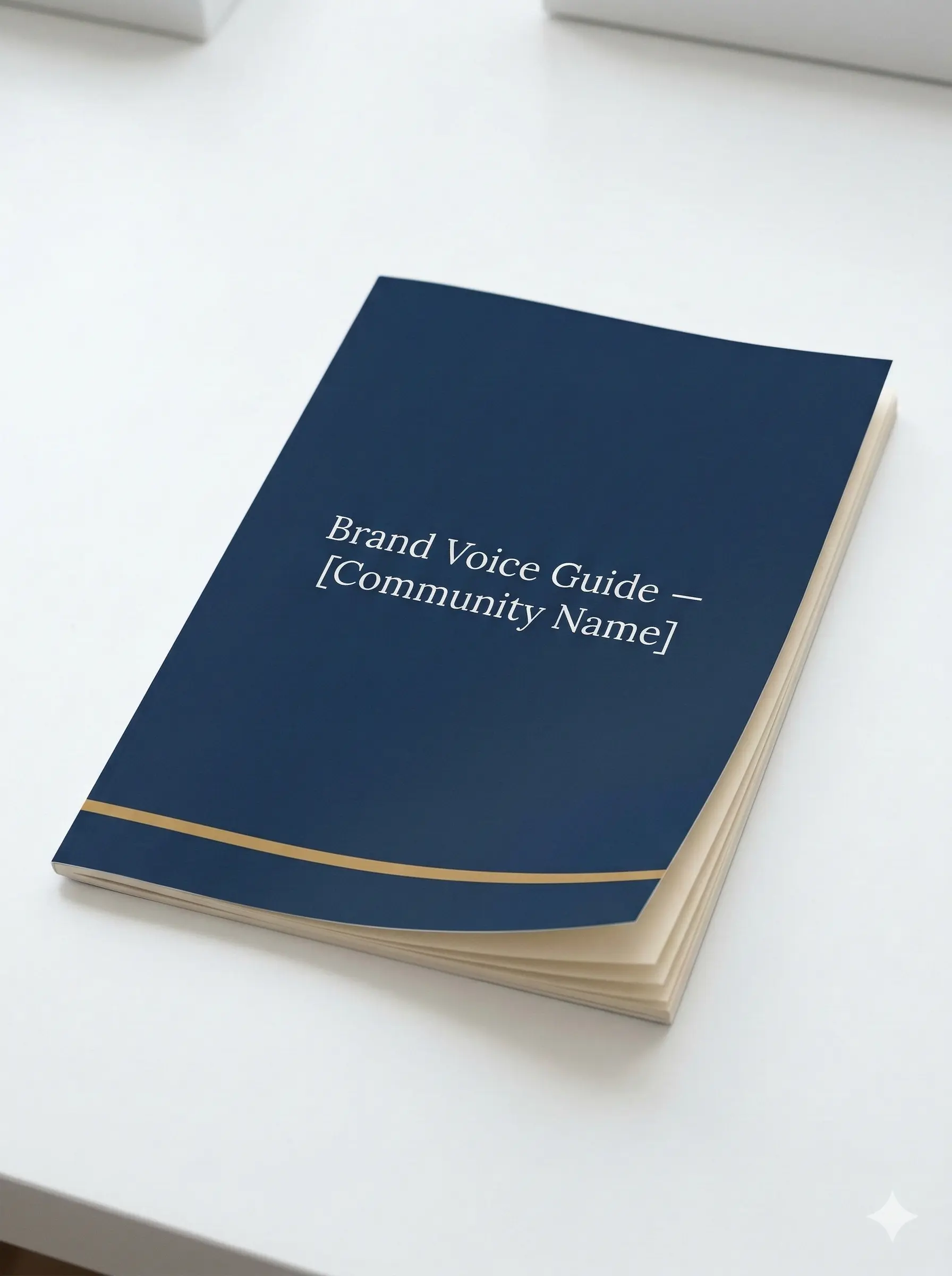 Brand Voice Guide document mockup